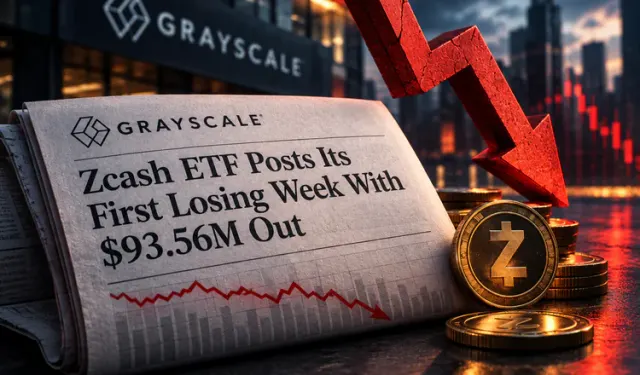 Grayscale's Zcash ETF Posts Its First Losing Week With $93.56M Out