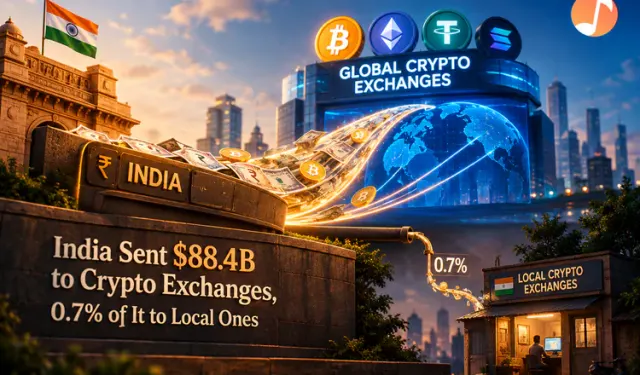 India Sent $88.4B to Crypto Exchanges, 0.7% of It to Local Ones