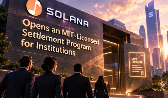 Solana Opens an MIT-Licensed Settlement Program for Institutions