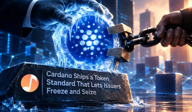 Cardano Ships a Token Standard That Lets Issuers Freeze and Seize
