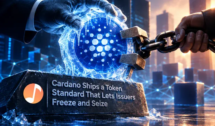 Cardano Ships a Token Standard That Lets Issuers Freeze and Seize