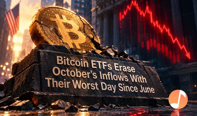 Bitcoin ETFs Erase October's Inflows With Their Worst Day Since June