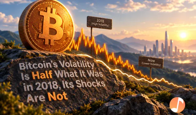 Bitcoin's Volatility Is Half What It Was in 2018, Its Shocks Are Not