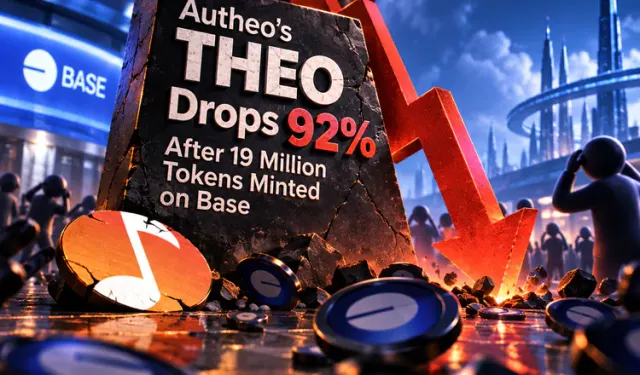 Autheo's THEO Drops 92% After 19 Million Tokens Minted on Base