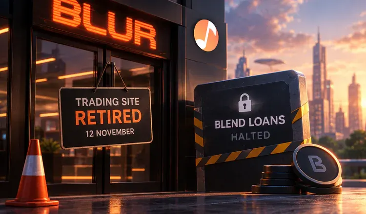 Blur Retires Its Trading Site on 12 November and Halts Blend Loans