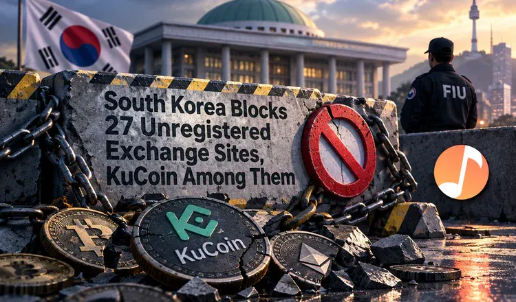 South Korea Blocks 27 Unregistered Exchange Sites, KuCoin Among Them