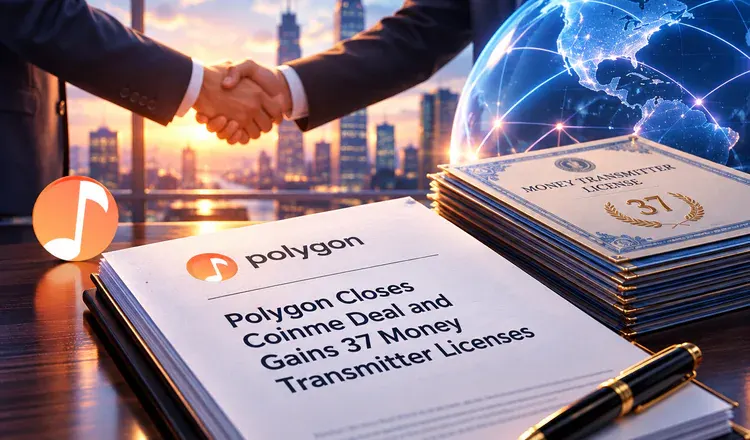 Polygon Closes Coinme Deal and Gains 37 Money Transmitter Licenses