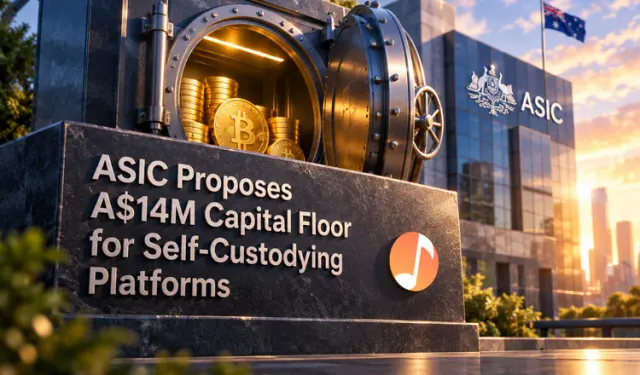 ASIC Proposes A$14M Capital Floor for Self-Custodying Platforms