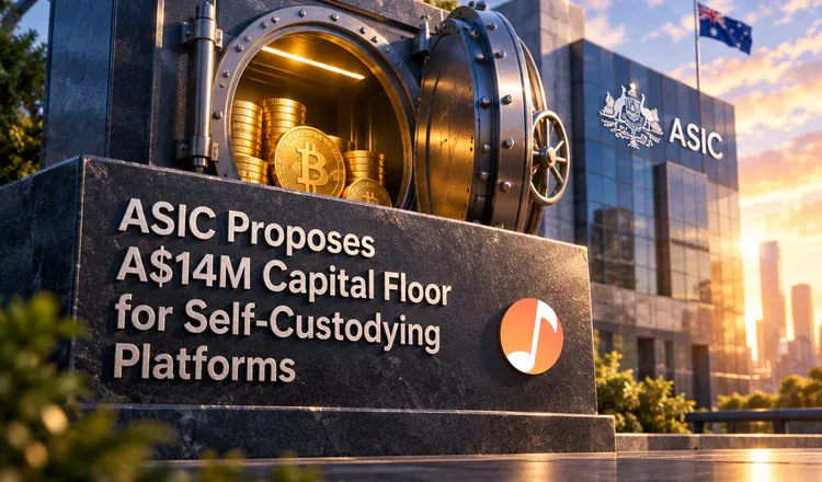 ASIC Proposes A$14M Capital Floor for Self-Custodying Platforms