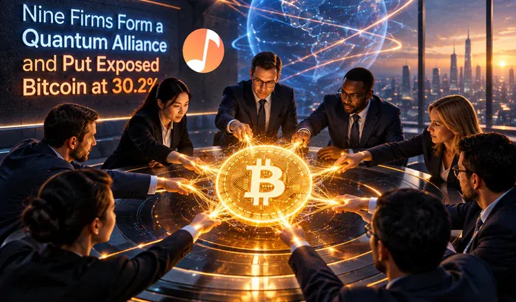 Nine Firms Form a Quantum Alliance and Put Exposed Bitcoin at 30.2%