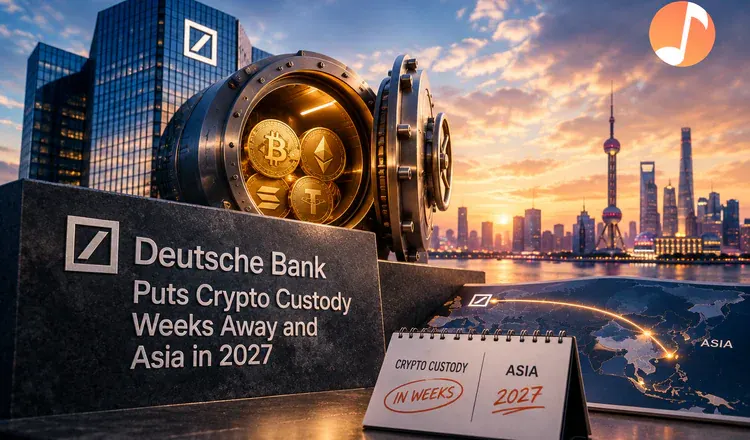 Deutsche Bank Puts Crypto Custody Weeks Away and Asia in 2027