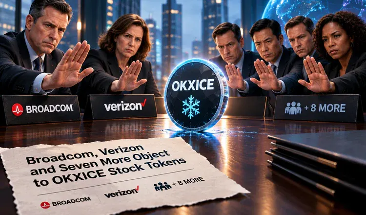 Broadcom, Verizon and Seven More Object to OKXICE Stock Tokens