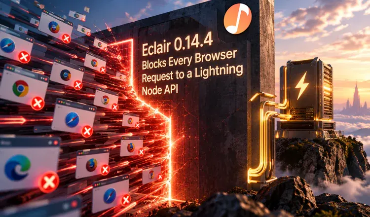Eclair 0.14.4 Blocks Every Browser Request to a Lightning Node API