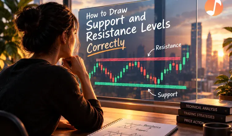 How to Draw Support and Resistance Levels Correctly