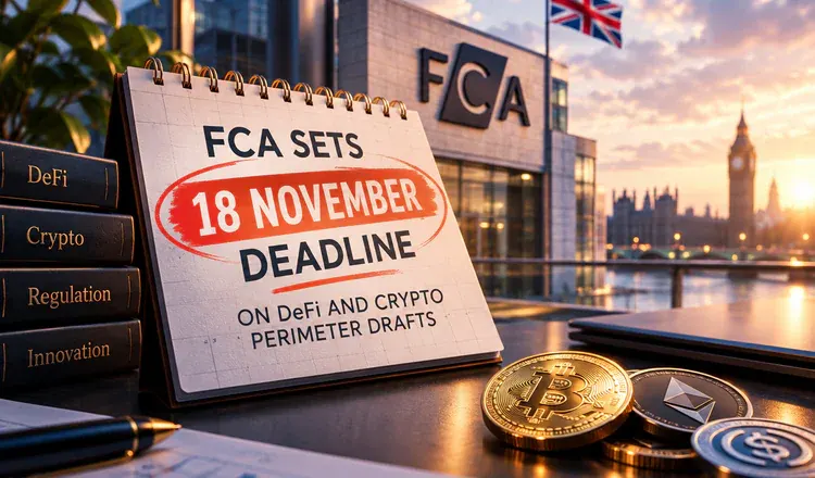 FCA Sets 18 November Deadline on DeFi and Crypto Perimeter Drafts
