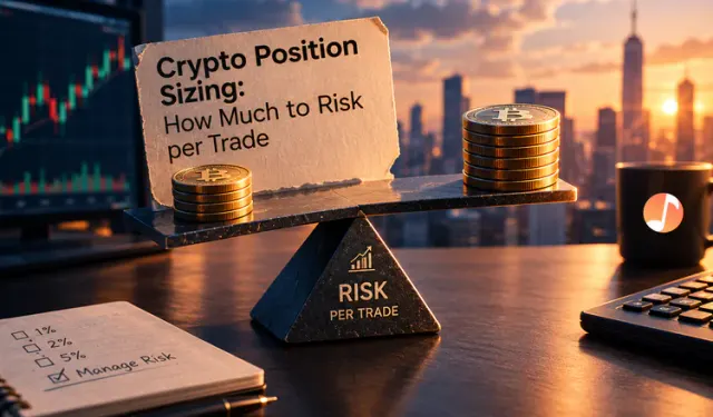 Crypto Position Sizing: How Much to Risk per Trade