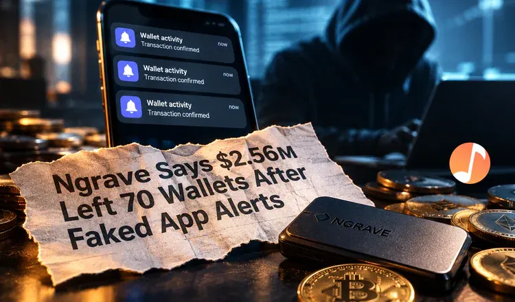 Ngrave Says $2.56M Left 70 Wallets After Faked App Alerts