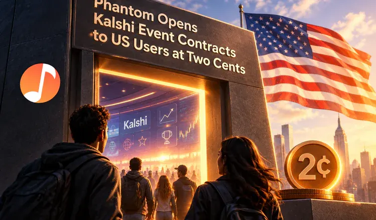 Phantom Opens Kalshi Event Contracts to US Users at Two Cents
