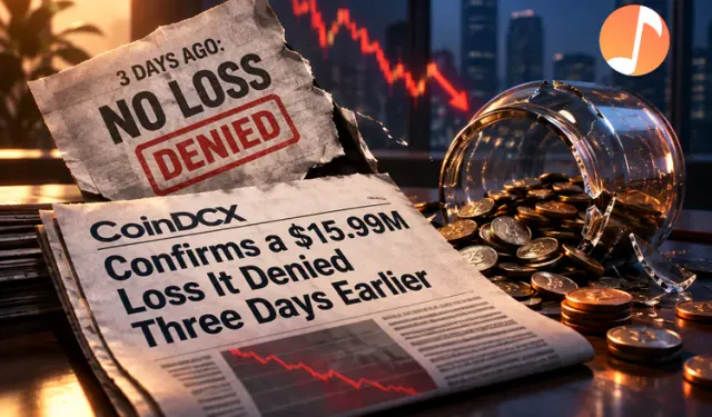 CoinDCX Confirms a $15.99M Loss It Denied Three Days Earlier