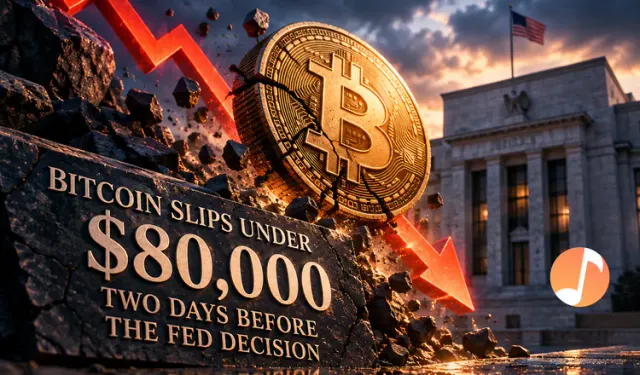 Bitcoin Slips Under $80,000 Two Days Before the Fed Decision