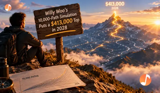 Willy Woo's 10,000-Path Simulation Puts a $413,000 Top in 2028