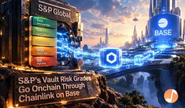 S&P's Vault Risk Grades Go Onchain Through Chainlink on Base