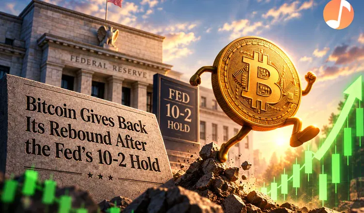 Bitcoin Gives Back Its Rebound After the Fed's 10-2 Hold