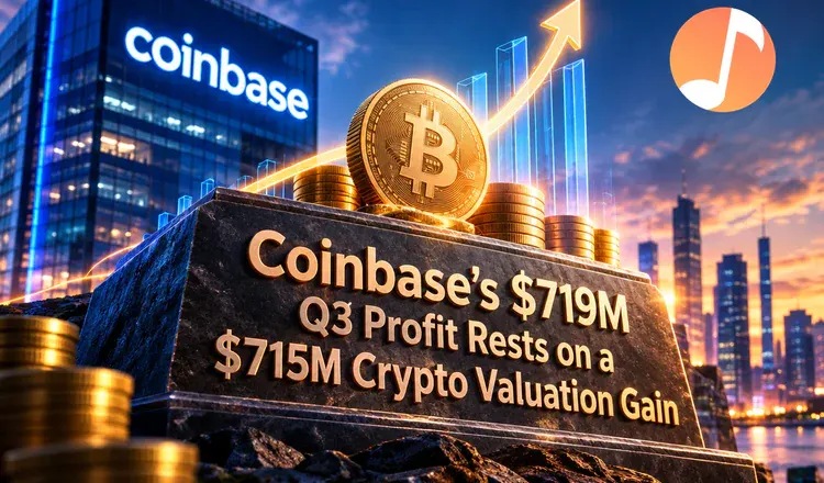 Coinbase's $719M Q3 Profit Rests on a $715M Crypto Valuation Gain