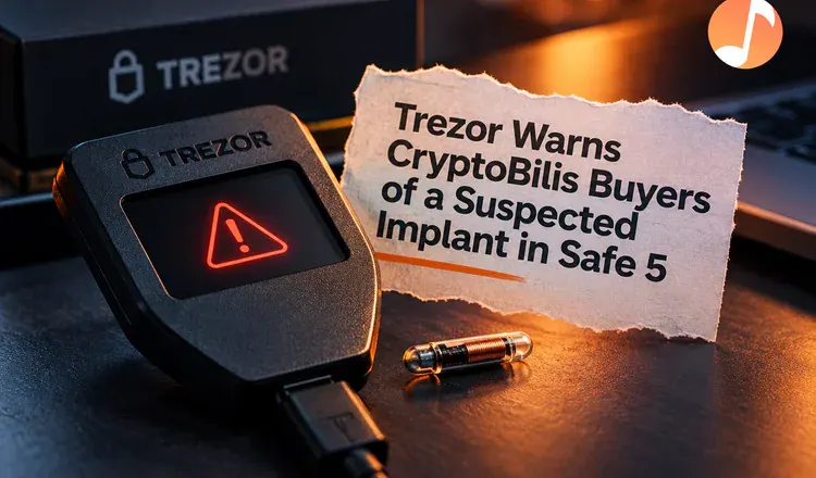 Trezor Warns CryptoBilis Buyers of a Suspected Implant in Safe 5