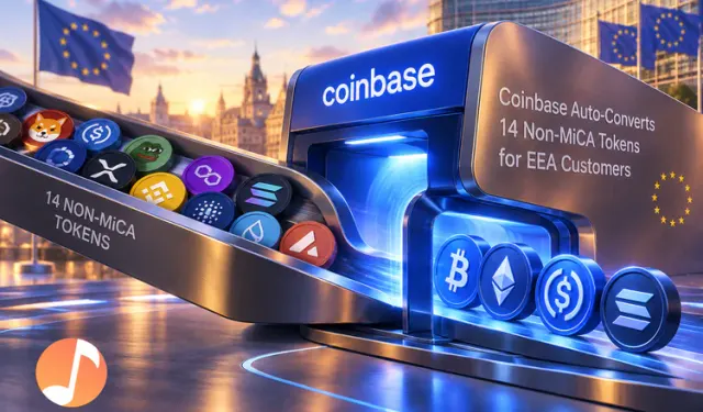 Coinbase Auto-Converts 14 Non-MiCA Tokens for EEA Customers