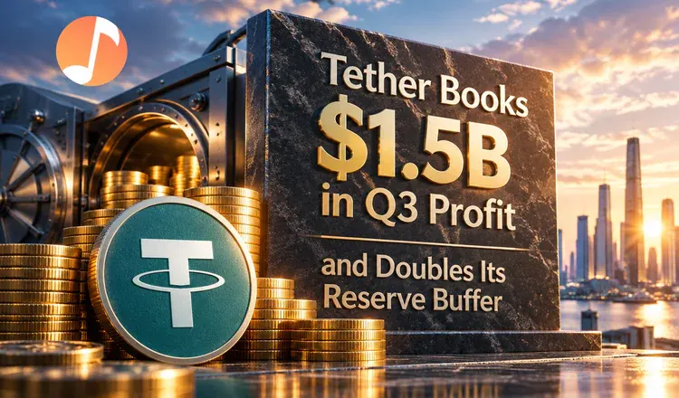Tether Books $1.5B in Q3 Profit and Doubles Its Reserve Buffer