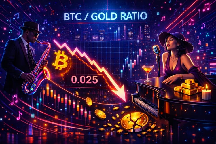 The Turning Point: Why Is Bitcoin Stalling in Gold’s Shadow?