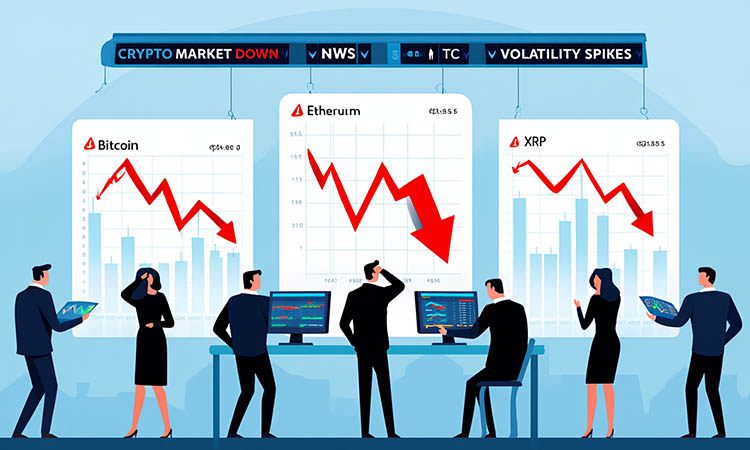 Crypto Market Under Pressure: BTC, ETH, and XRP