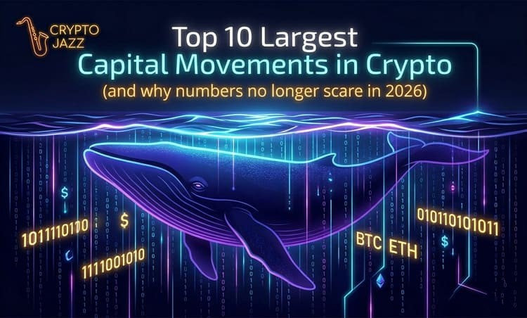 Top 10 Largest Crypto Capital Movements
