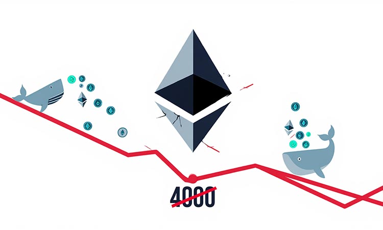 Ethereum Falls Below $4,000